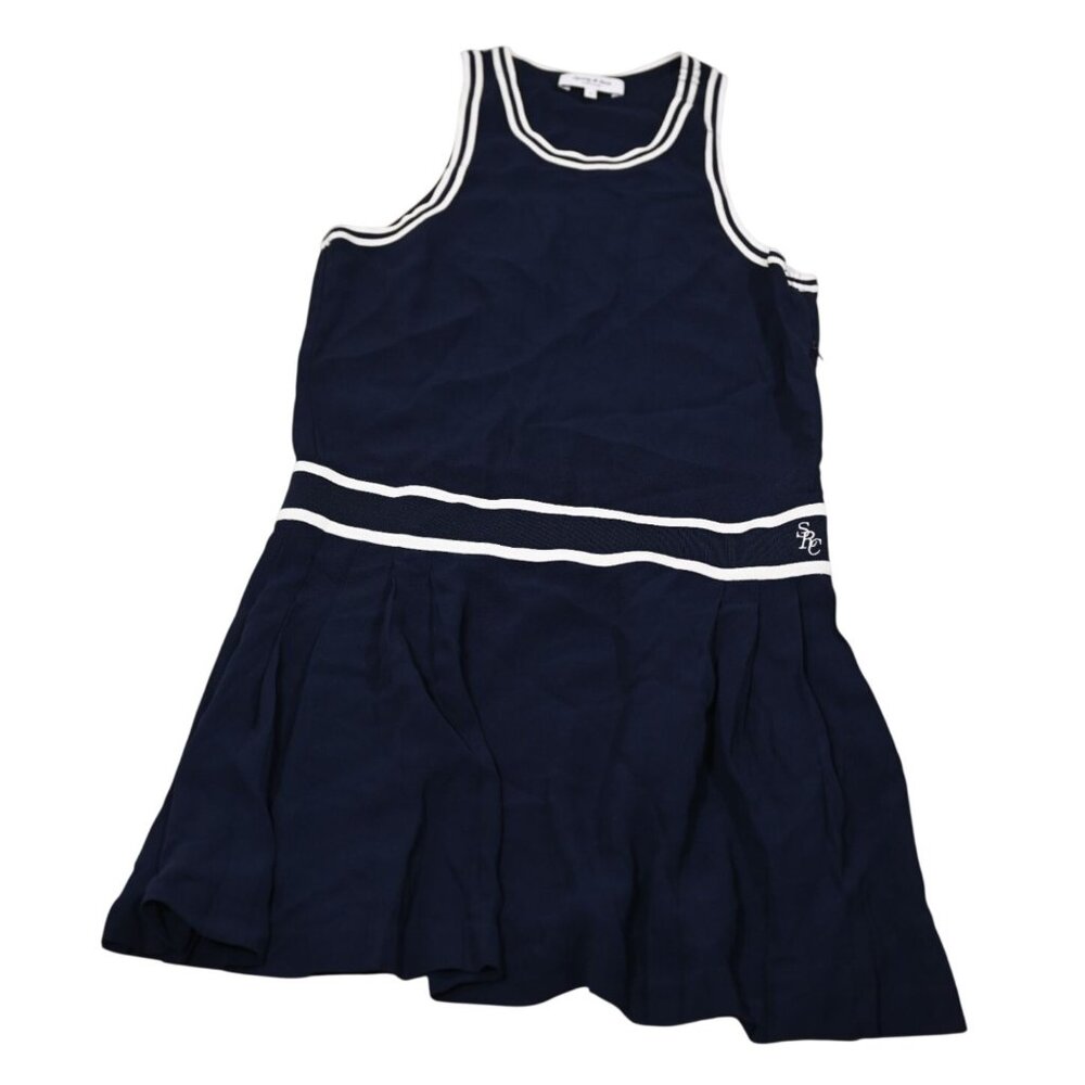 Sporty & Rich Phoebe Dress in Navy